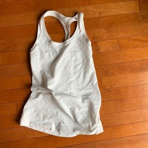 Lululemon white racerback tank